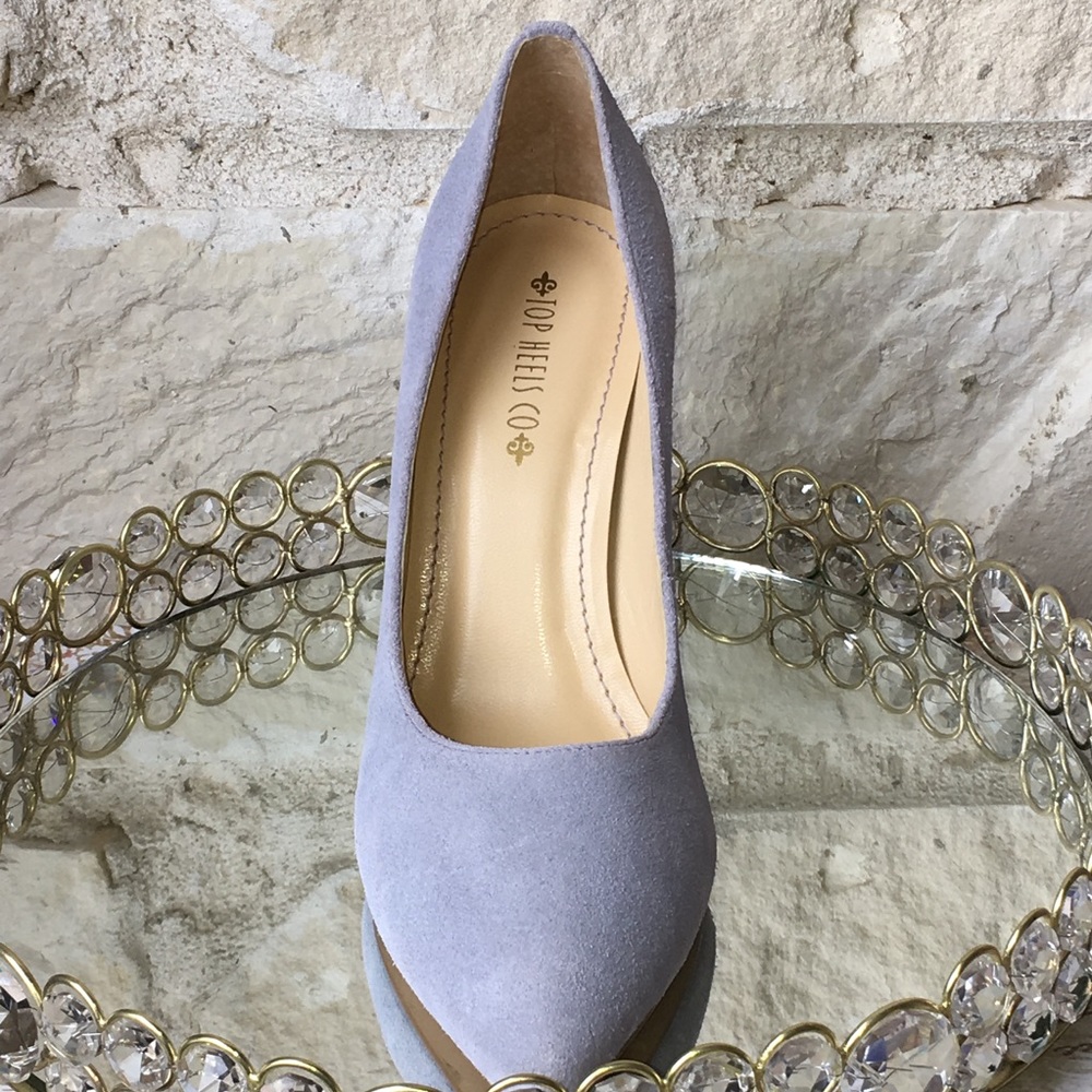 Top Heels Co Brooke Lilac Pumps - Picture 2 of 5